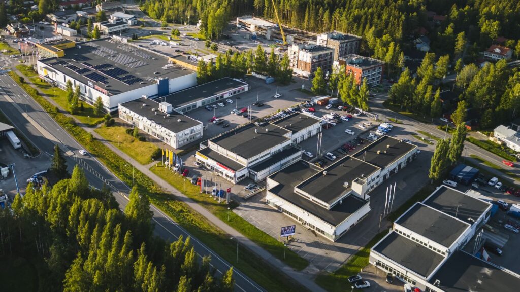 alhotie 12 toimitilojen ilmakuva