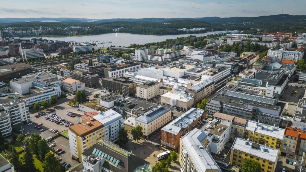 kauppakatu 32 toimitilan ilmakuva