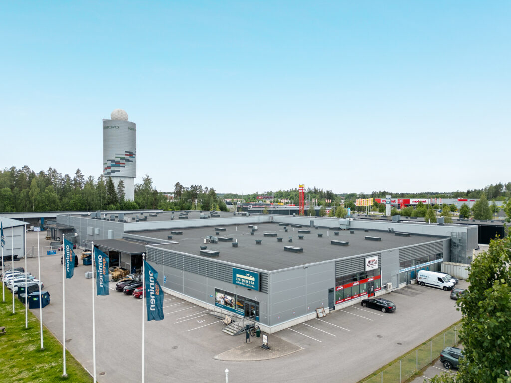 alikeravantie toimitilan ilmakuva