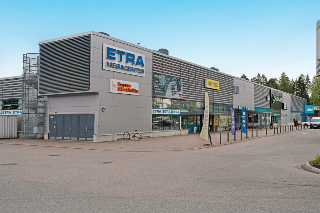 alikeravantie toimitilan julkisivu